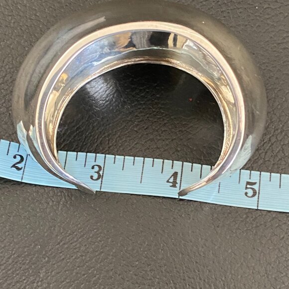 Robert Lee Morris Signed Vintage Bagel Cuff Bracelet Sterling Silver EUC ~$1200 - Picture 9 of 12